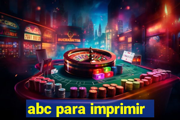 abc para imprimir